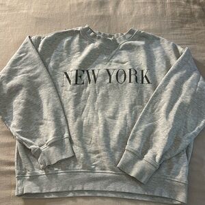 Grey H&M crewneck sweatshirt